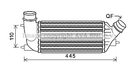 AVA QUALITY COOLING Интеркулер CN4270